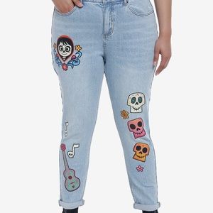 Disney Coco Pixar Mom‎ Jeans Plus Size Hot Topic